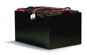 48 volt black rejuvenated forklift traction battery