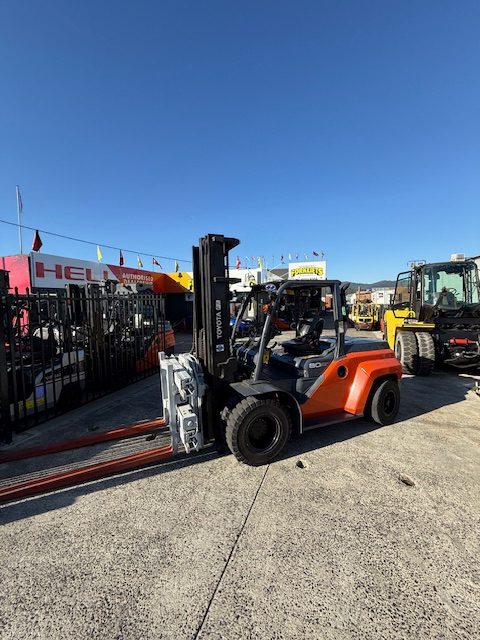 Used Toyota 8T Forklift With Rotating Fork Clamp! Buy Now