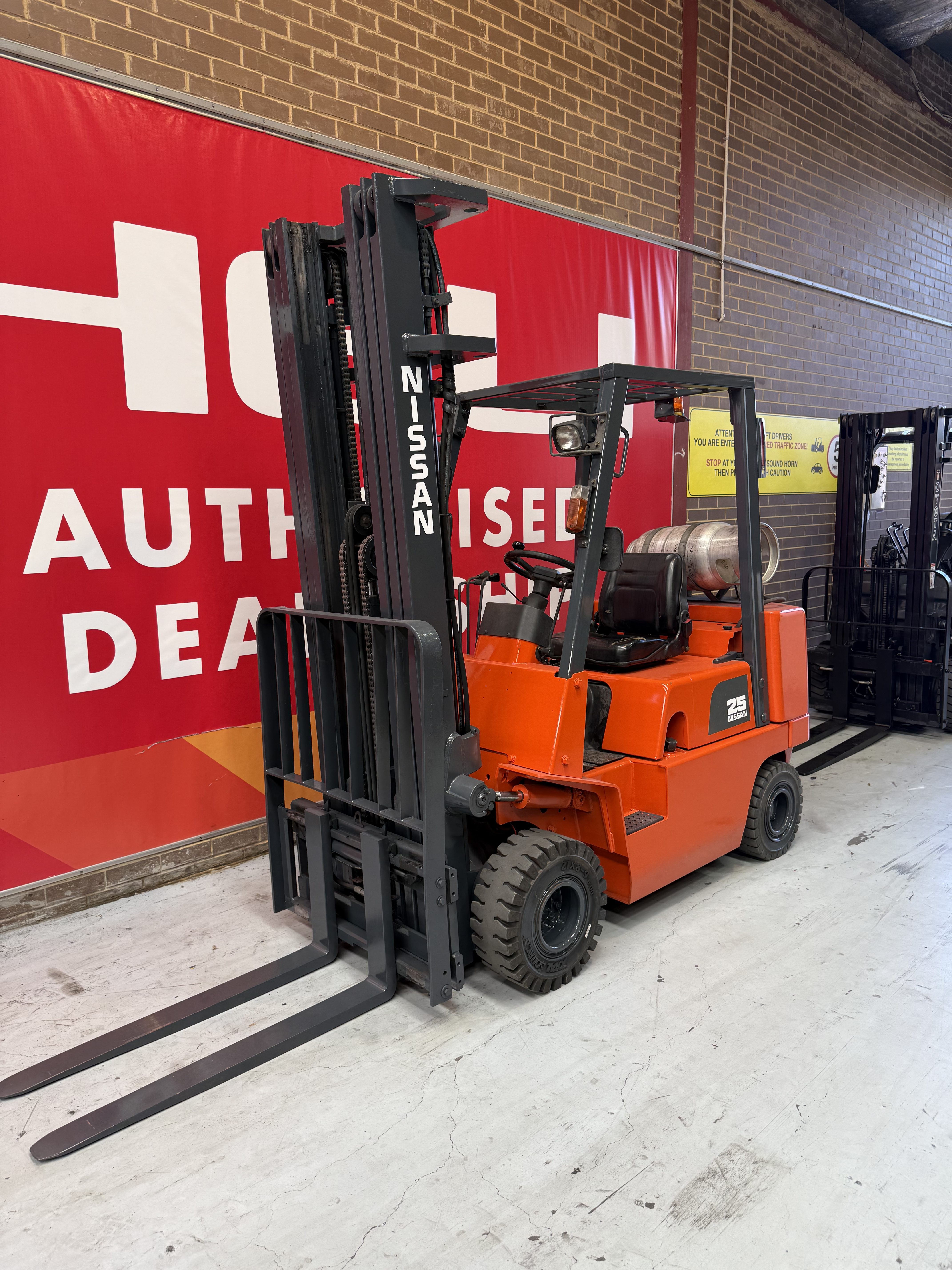 Used J Series Nissan 2.5 Tonne Forklift- Great Deal! Buy Now