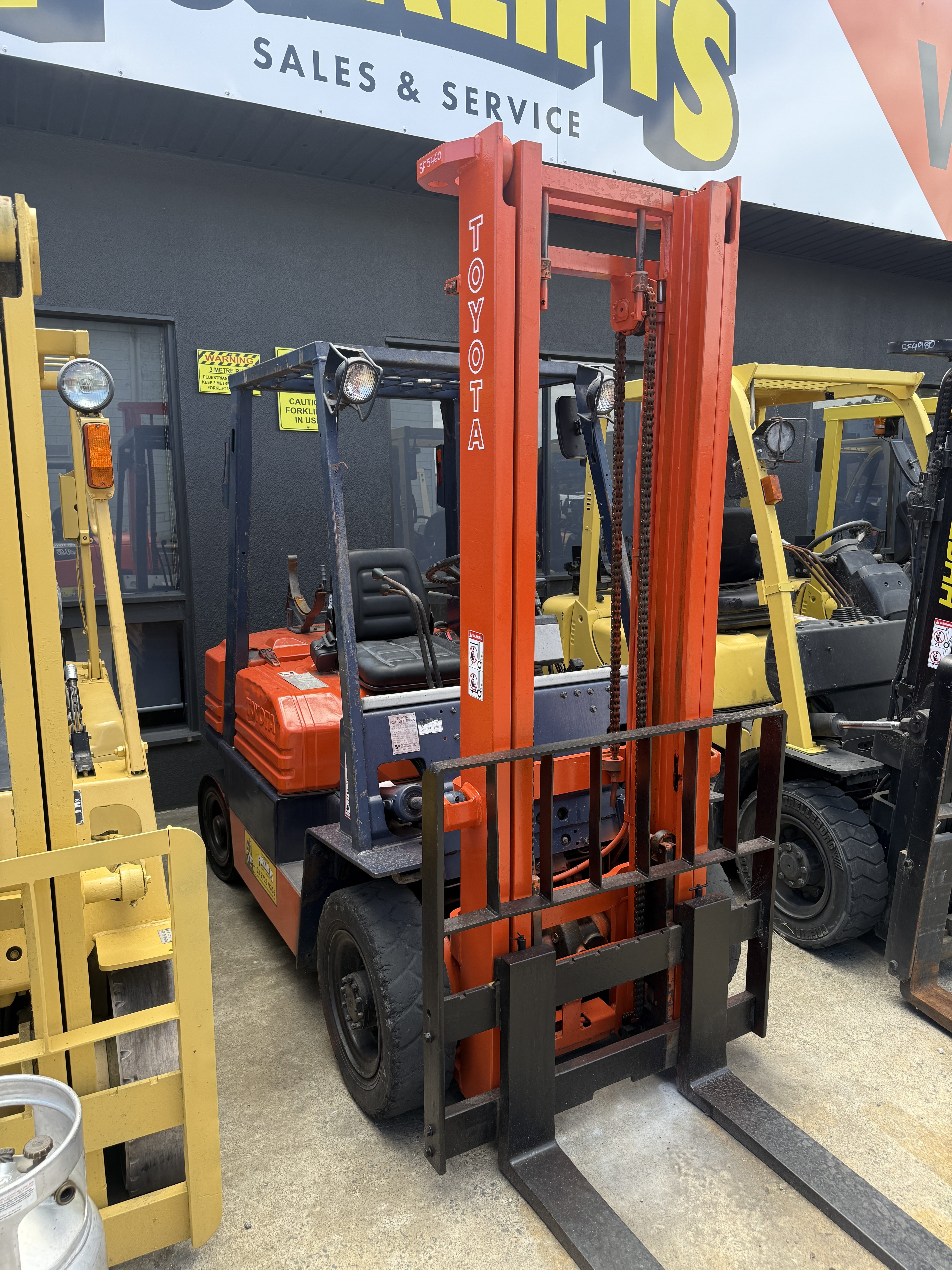 Secondhand Toyota 2 Tonne 5 Series Forklift – Buy Now